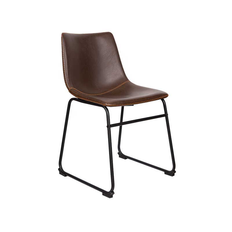 L Shape With Pu Simple Look Bar Stool