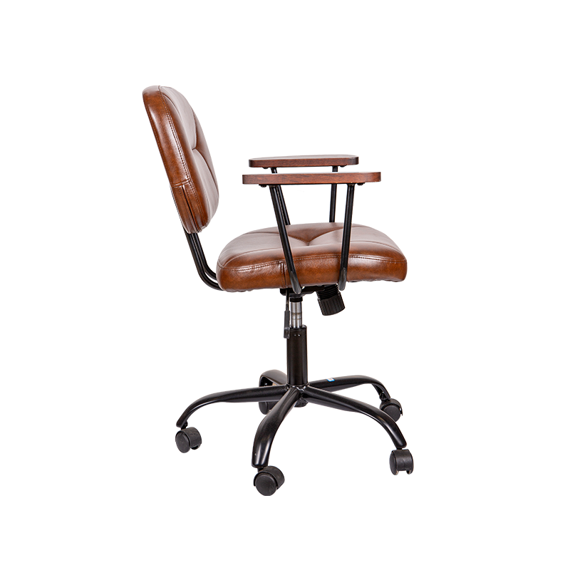 Bent Wood Arm Rest Office Chair