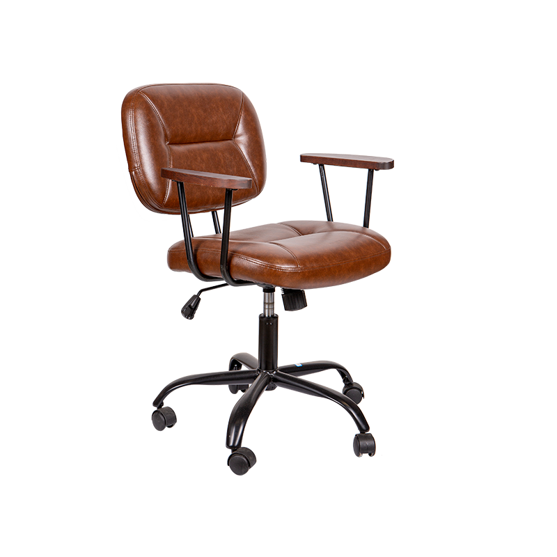 Bent Wood Arm Rest Office Chair